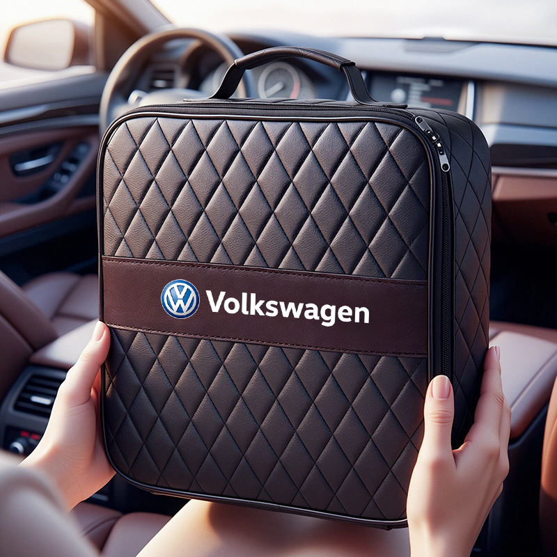Golf Equipment Stores - Car Leather Storage Bag High-capacity Auto