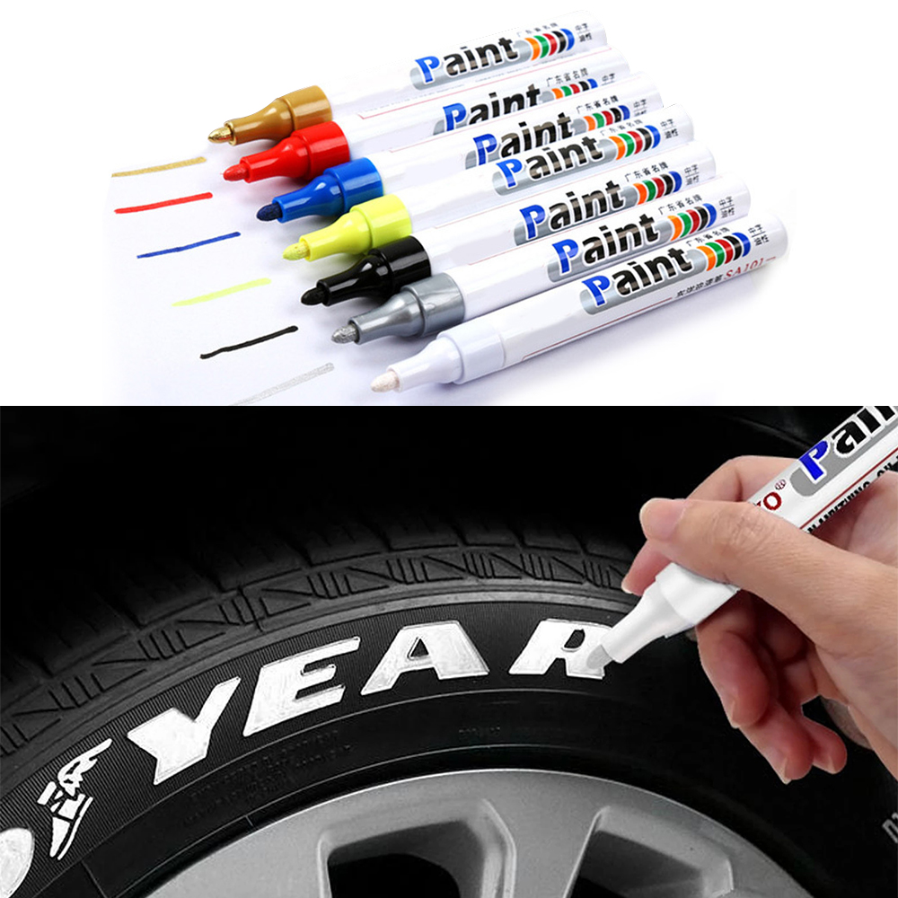 Tee Height Marker - 1pcs White Waterproof Cars Wheel Tire