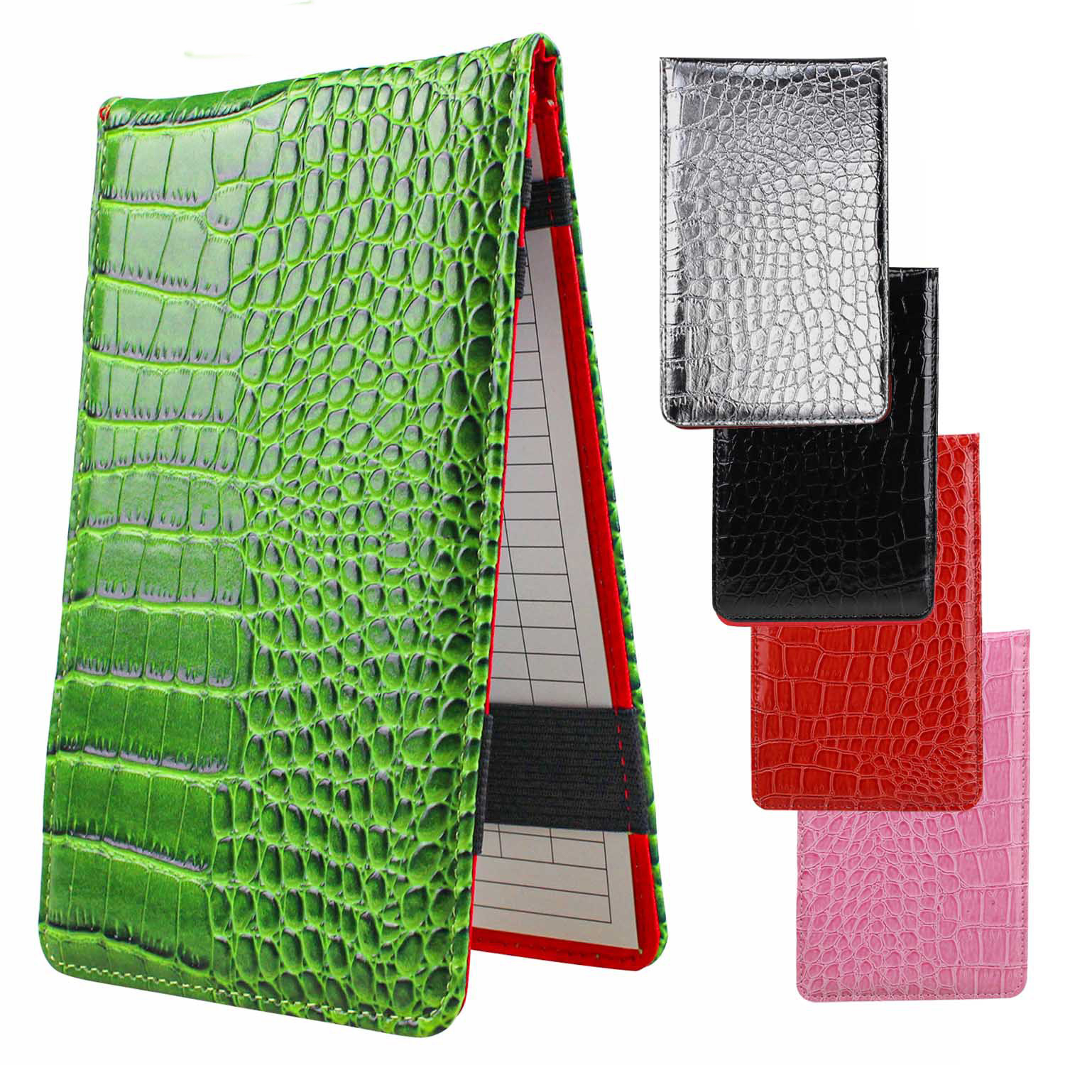 Golf Scorecard Holder - CRESTGOLF Golf Scorecard Holder Pu Leather