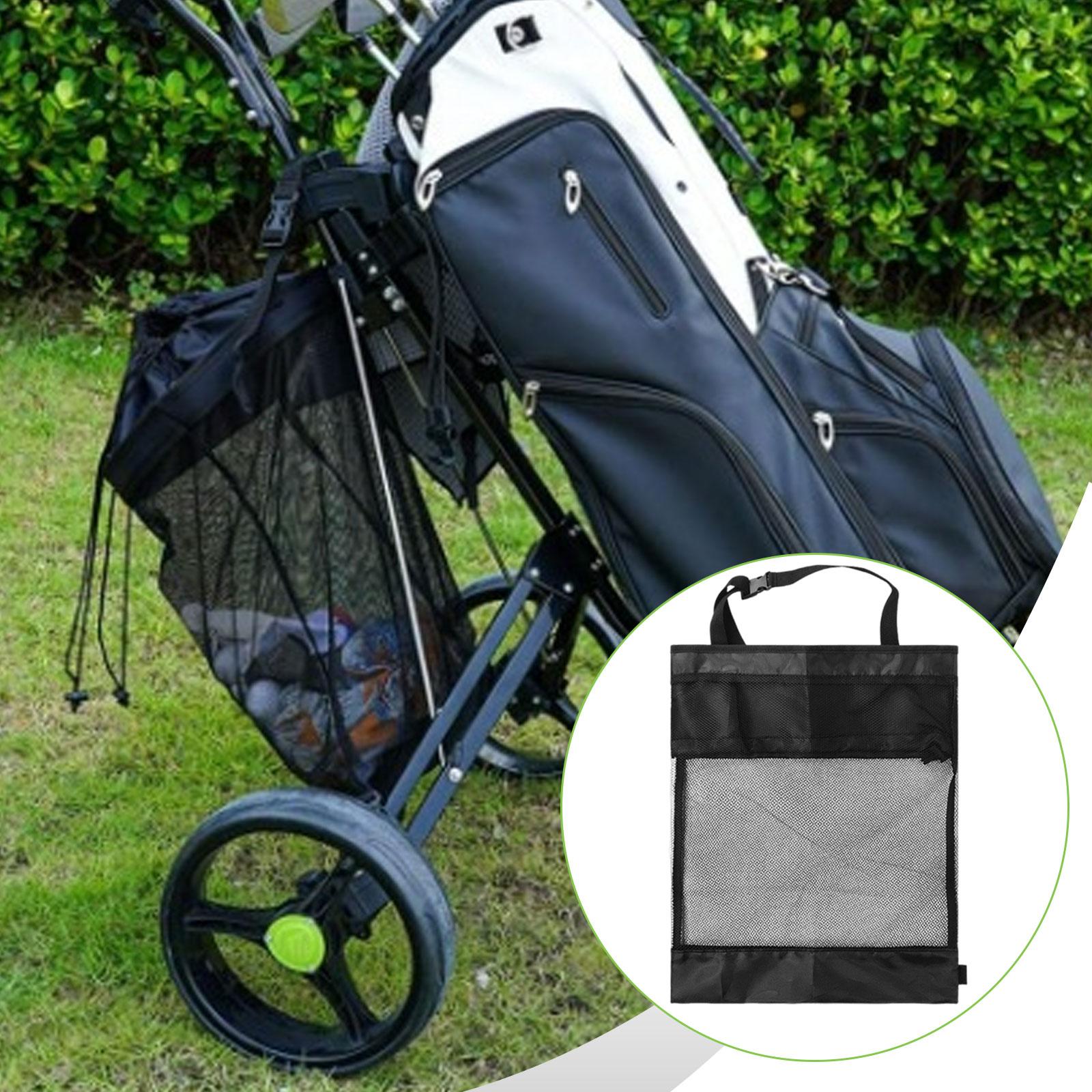 Golf Equipment Gifts - Golf Push Cart Storage Bag Mesh