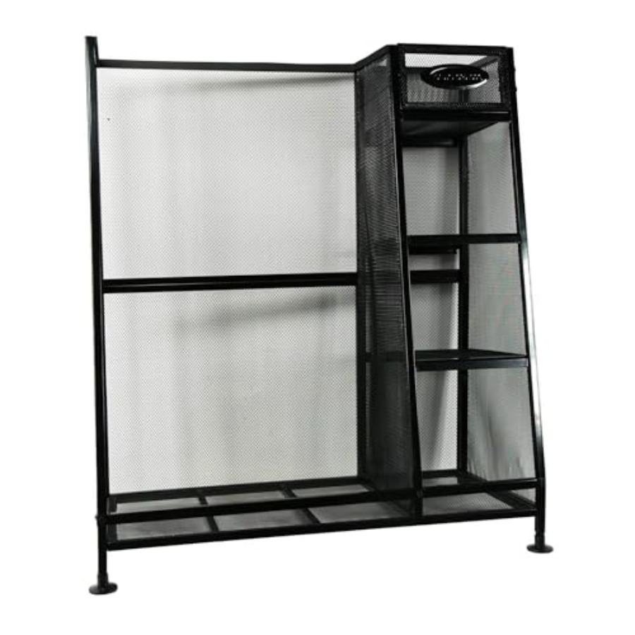 Golf Equipment Garage Organizer - Heavy-duty metal golf bag and golfing