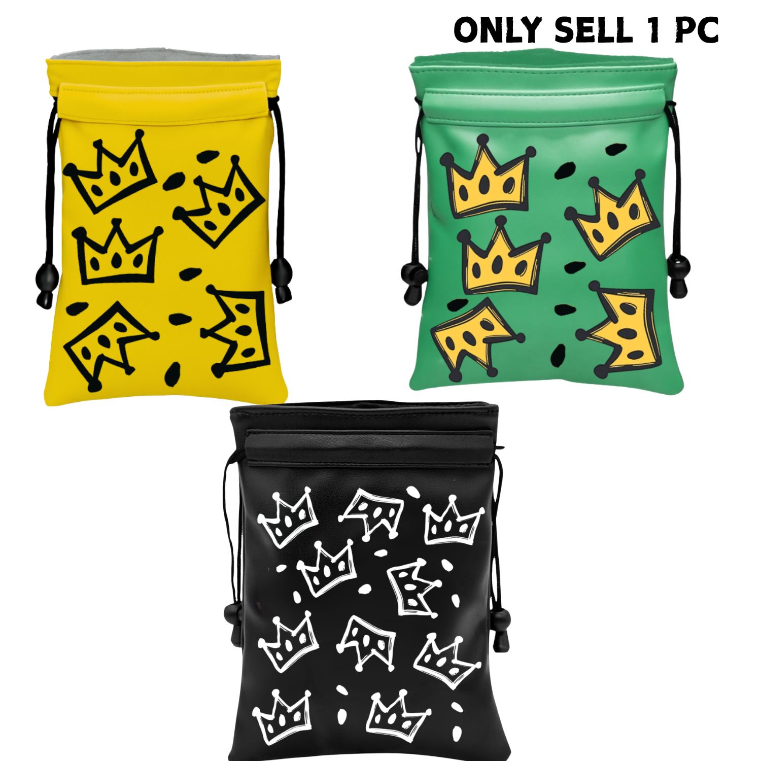 Golf Equipment Stores - Crown Golf valuable item bag, Funny