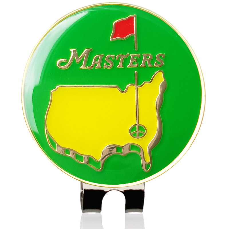 Golf Equipment Gifts - Golf Mark+Magnetic Clip US Map Cap