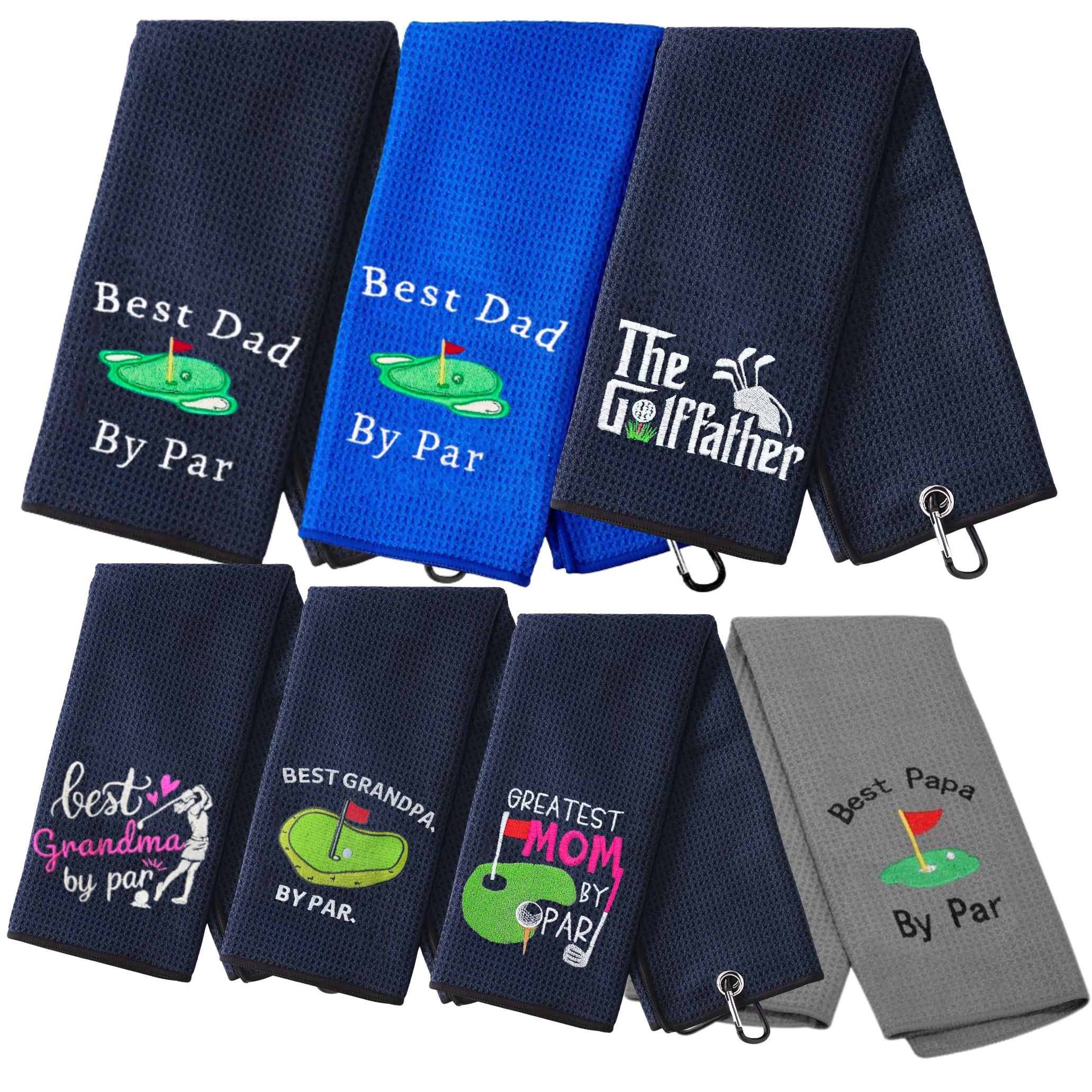 Golf Equipment Stores - Best Dad Microfiber Premium Golf Towel,