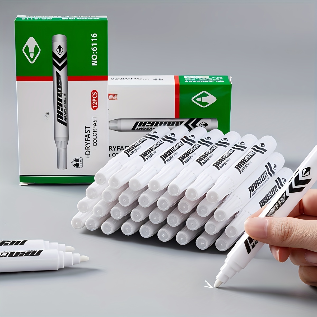 17 Pcs Acrylic Paint White Mar - Tee Height Marker avaliação e preço