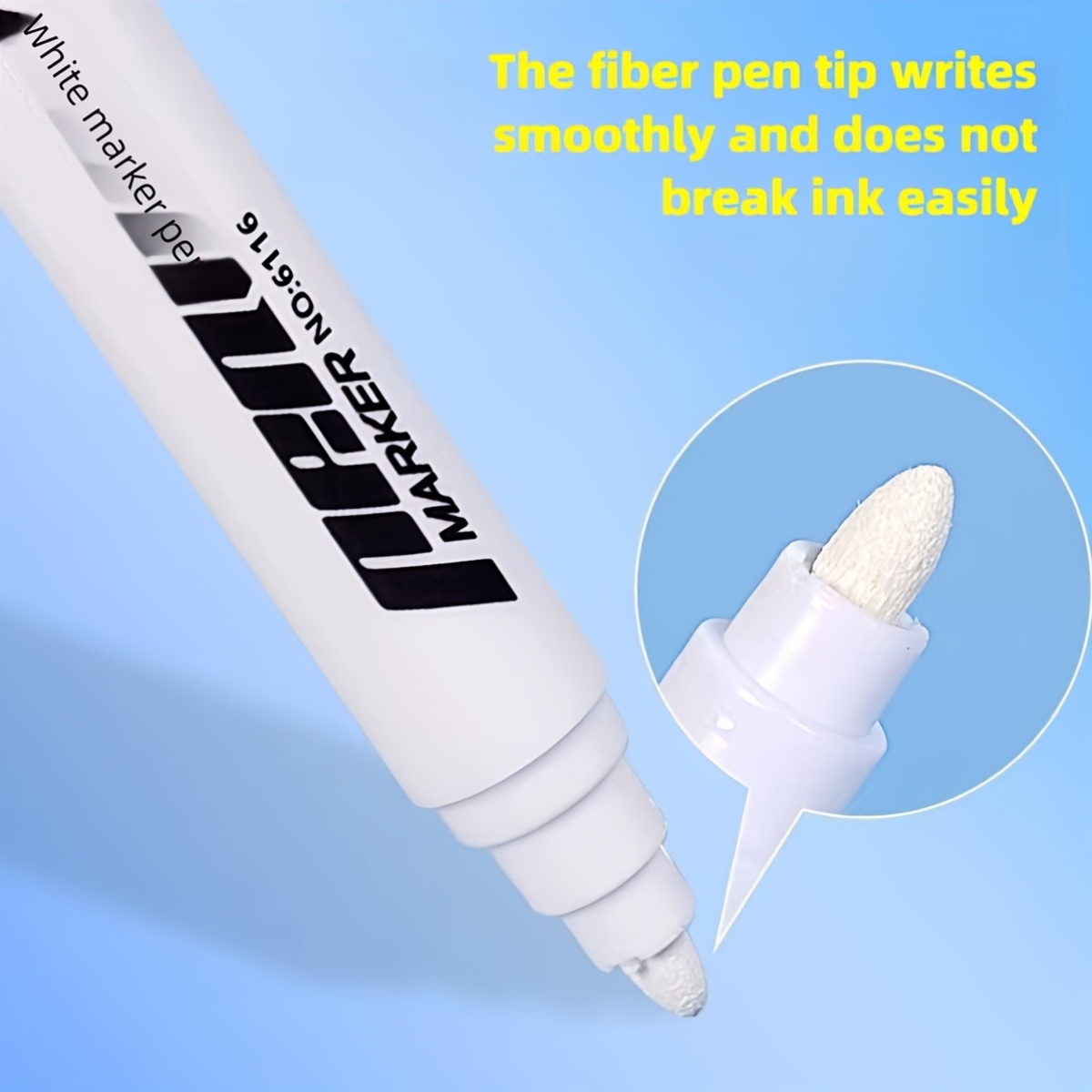 17 Pcs Acrylic Paint White Mar - Tee Height Marker avaliação e preço