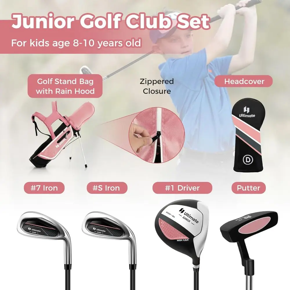 Youth Golf Club Set with Stand - Golf Equipment For Youth avaliação e preço