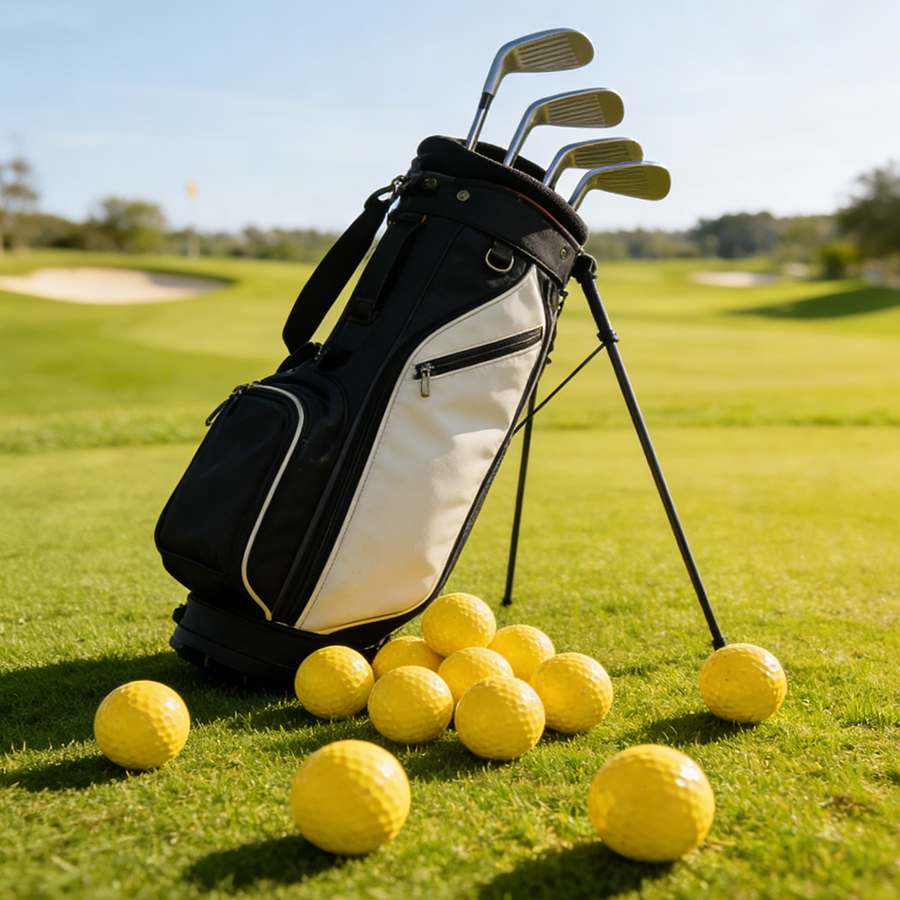 10pcs Yellow PU Soft Golf Prac - Golf Ball Premium avaliação e preço