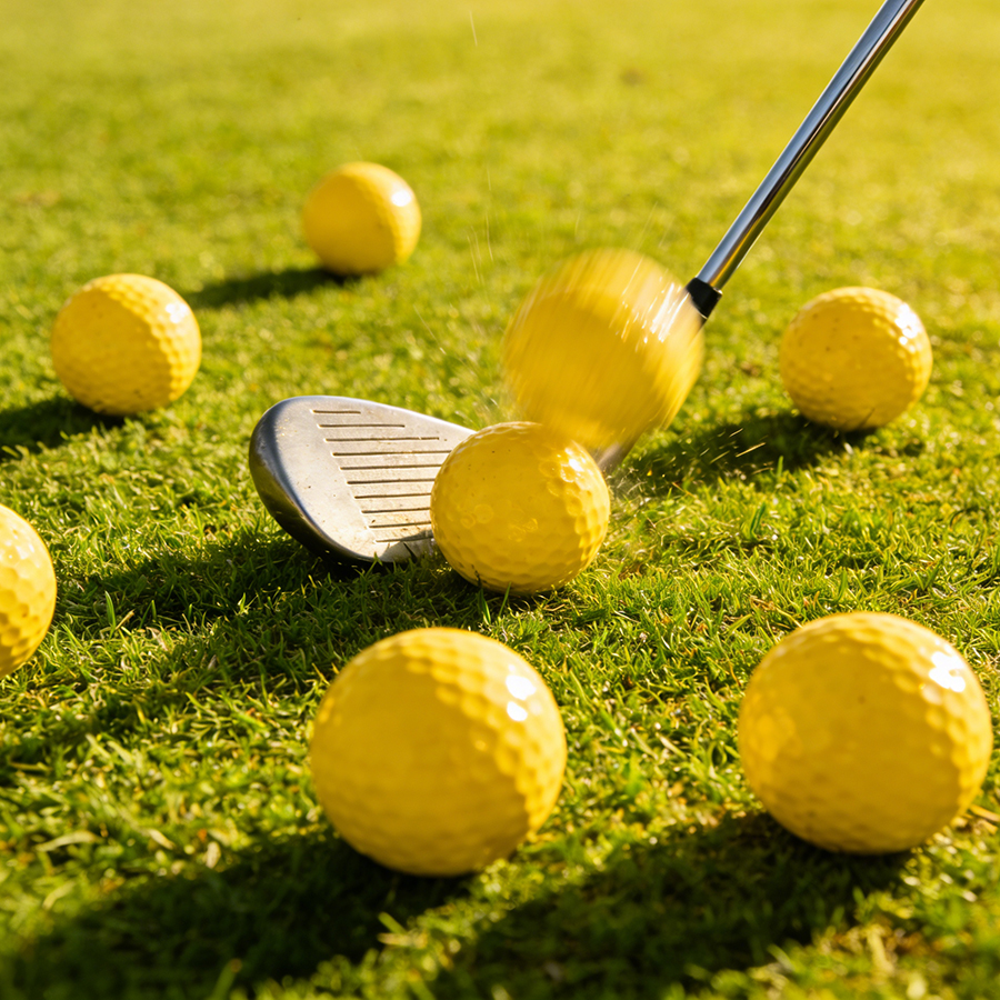 10pcs Yellow PU Soft Golf Prac - Golf Ball Premium avaliação e preço