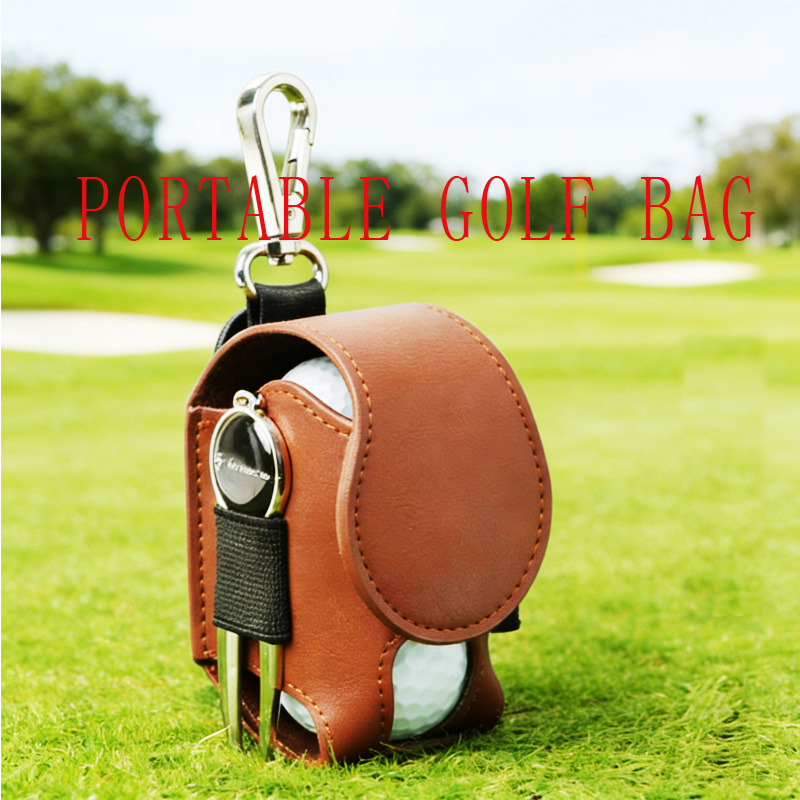Golf PU Ball Bag Two-Piece Set - Golf Ball Premium avaliação e preço