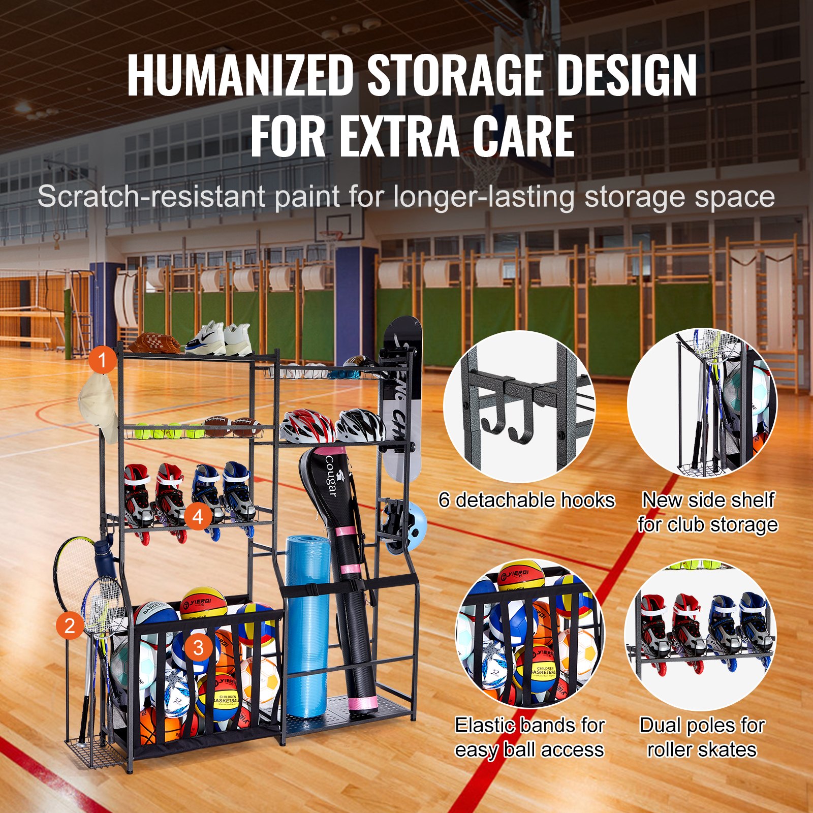 Golf Storage Garage Organizer, - Golf Equipment Garage Organizer avaliação e preço