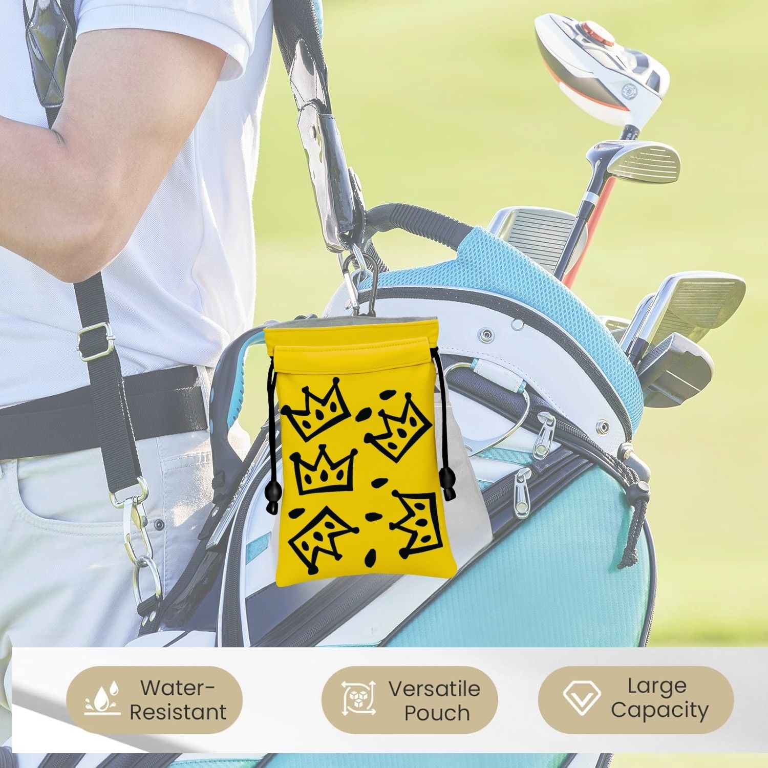 Crown Golf valuable item bag,  - Golf Equipment Stores avaliação e preço