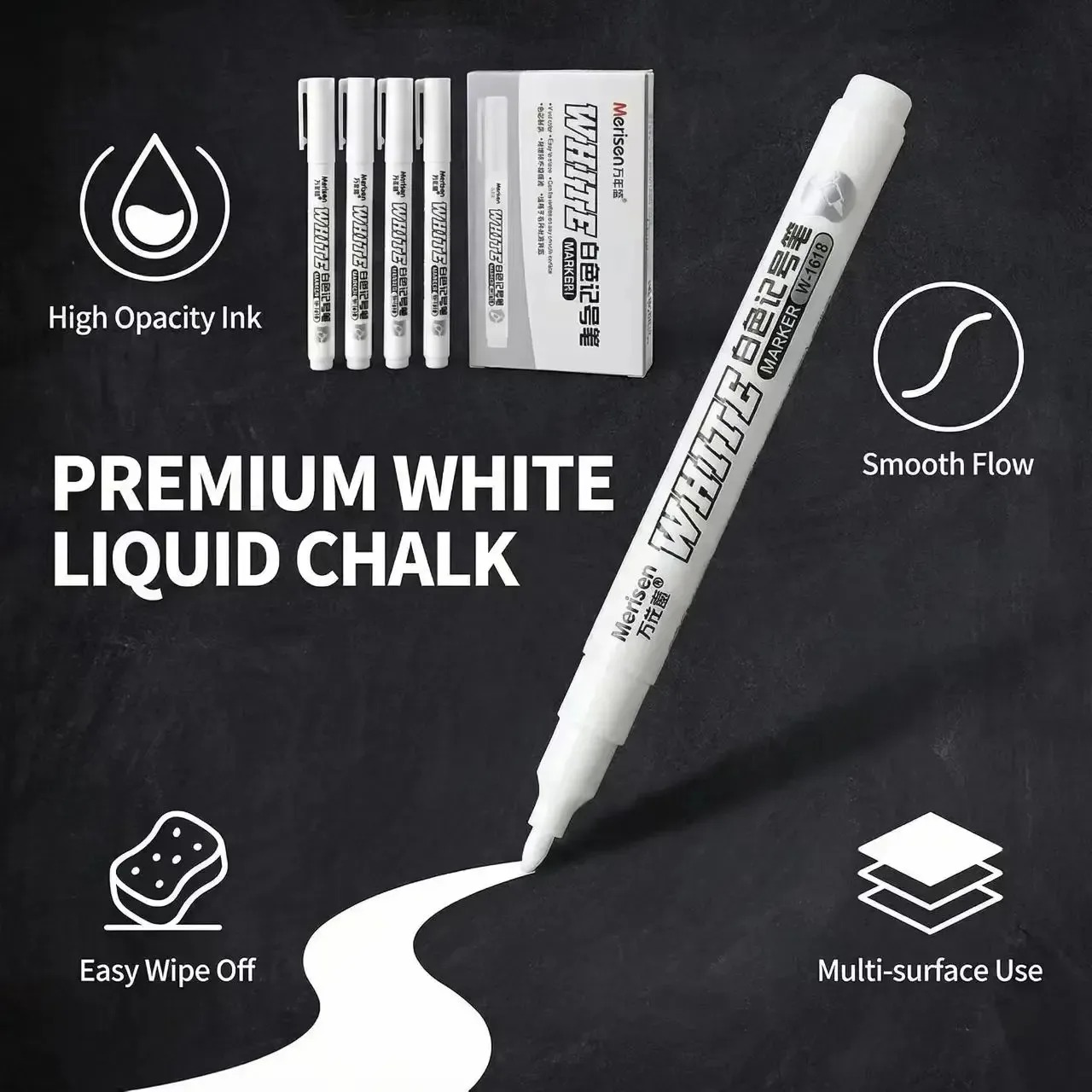 1-5pcsWaterproof White Marker  - Tee Height Marker avaliação e preço
