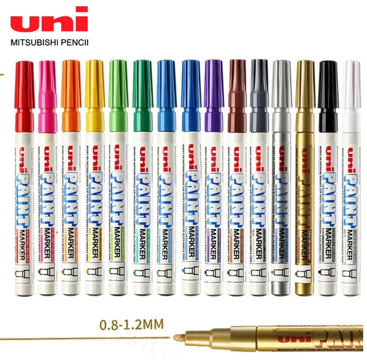 1pcs Japan UNI Paint Marker PX - Tee Height Marker avaliação e preço