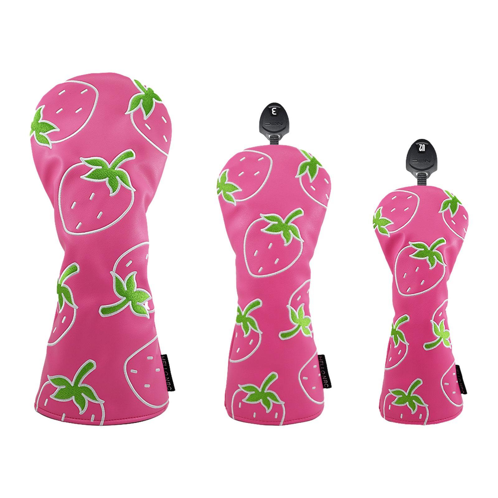 Strawberry Printed Wood Headco - Golf Equipment Gifts avaliação e preço