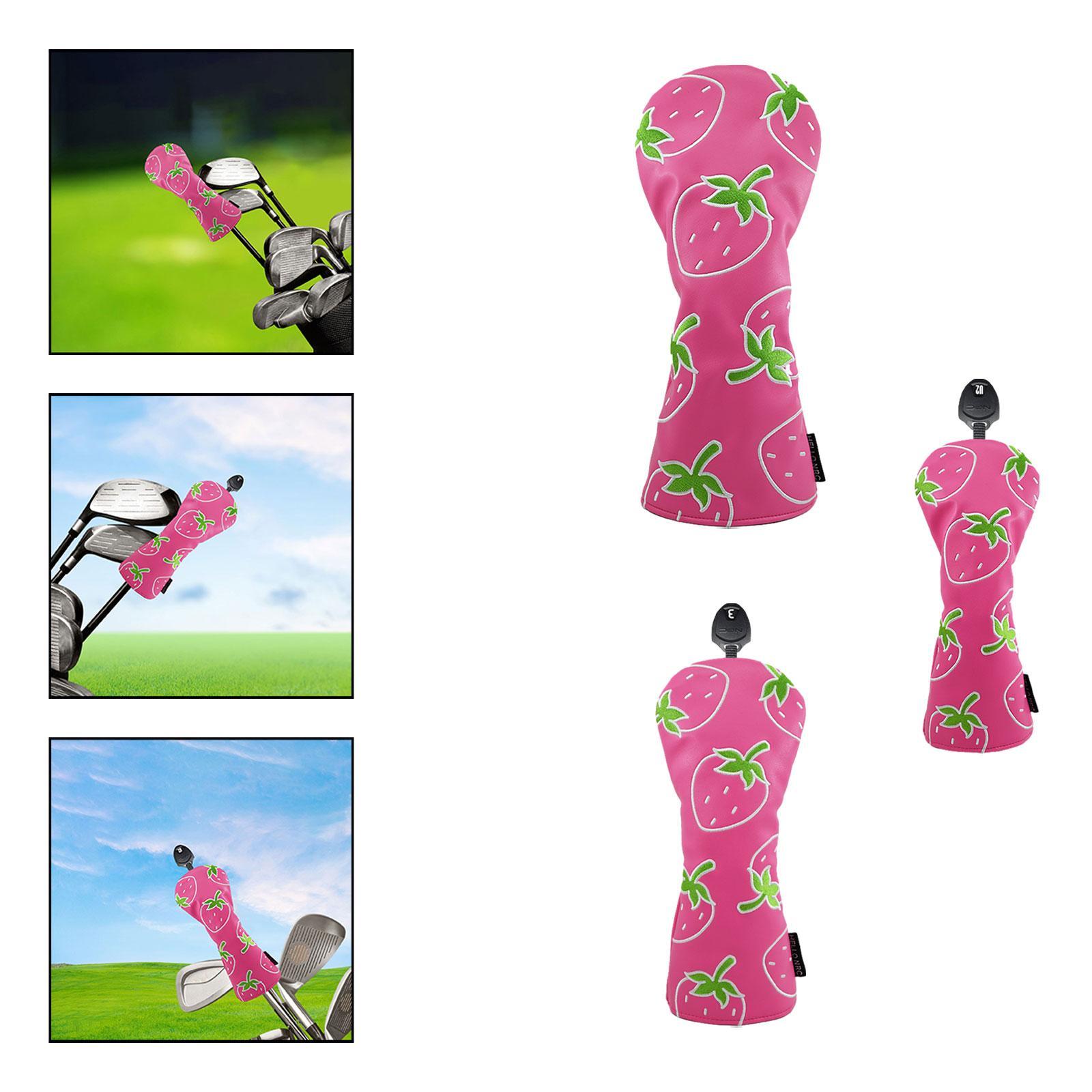 Strawberry Printed Wood Headco - Golf Equipment Gifts avaliação e preço