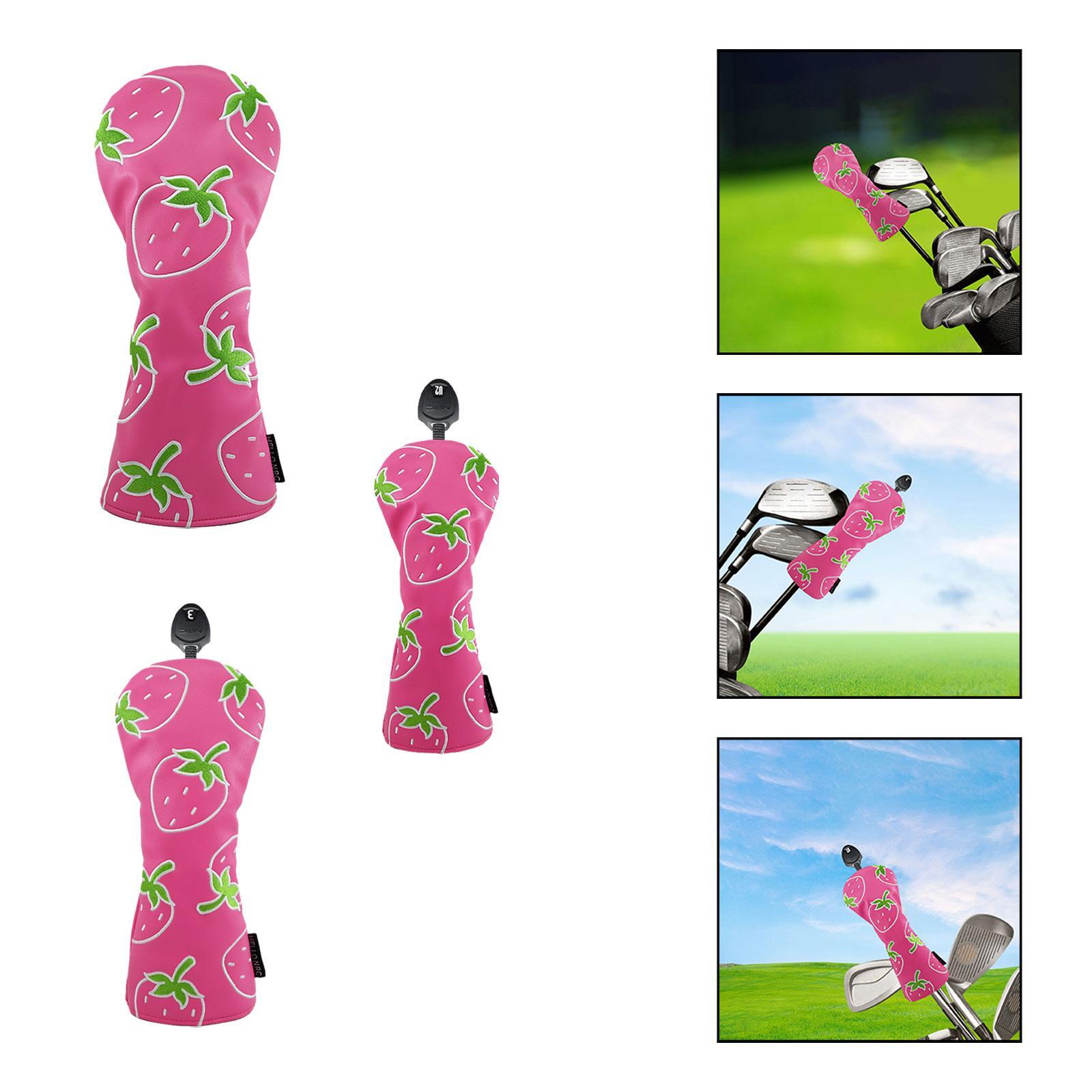Strawberry Printed Wood Headco - Golf Equipment Gifts avaliação e preço