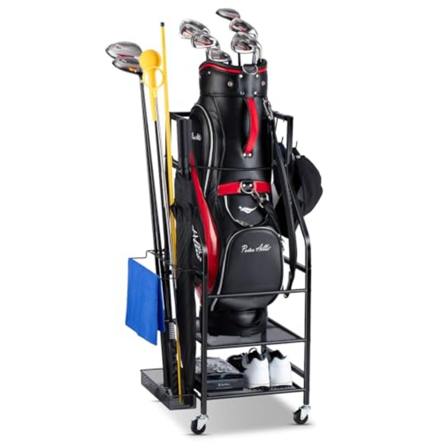 Golf Bags Storage Garage Organ - Golf Equipment Garage Organizer avaliação e preço