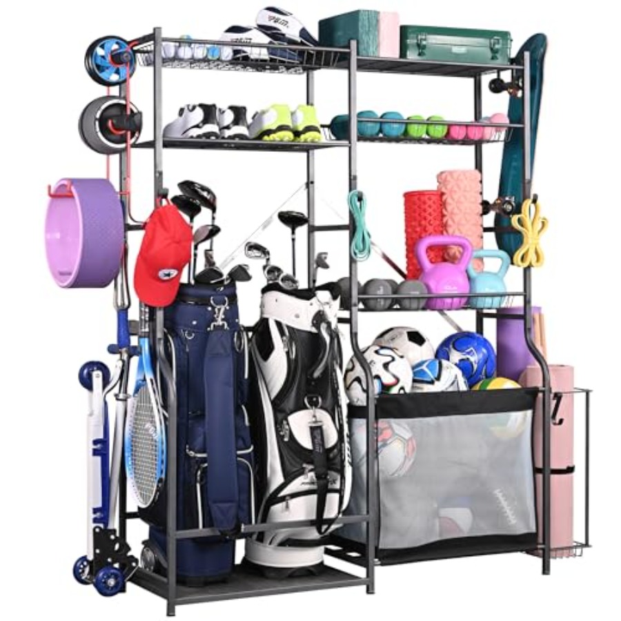 Extra Large Golf Storage Ball  - Golf Equipment Garage Organizer avaliação e preço