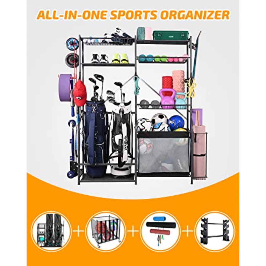Extra Large Golf Storage Ball  - Golf Equipment Garage Organizer avaliação e preço