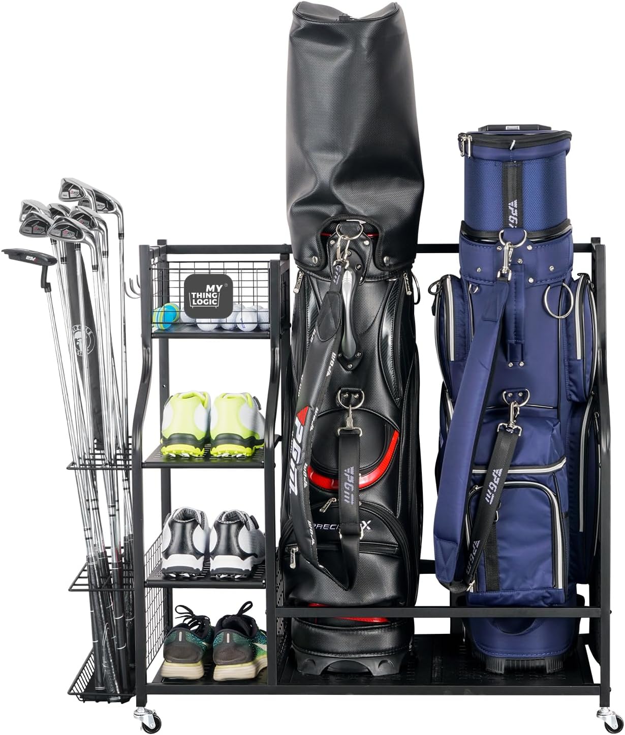 Golf Storage Garage Organizer, - Golf Equipment Garage Organizer avaliação e preço