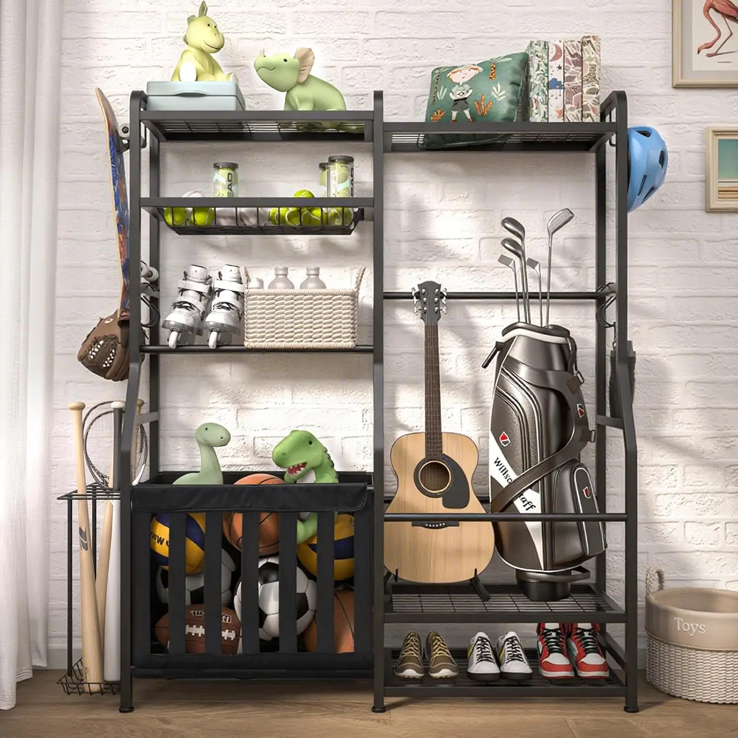 Garage Sports Equipment Organi - Golf Equipment Garage Organizer avaliação e preço