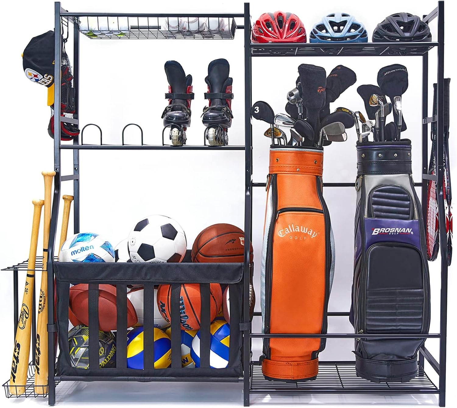 Garage Sports Equipment Organi - Golf Equipment Garage Organizer avaliação e preço