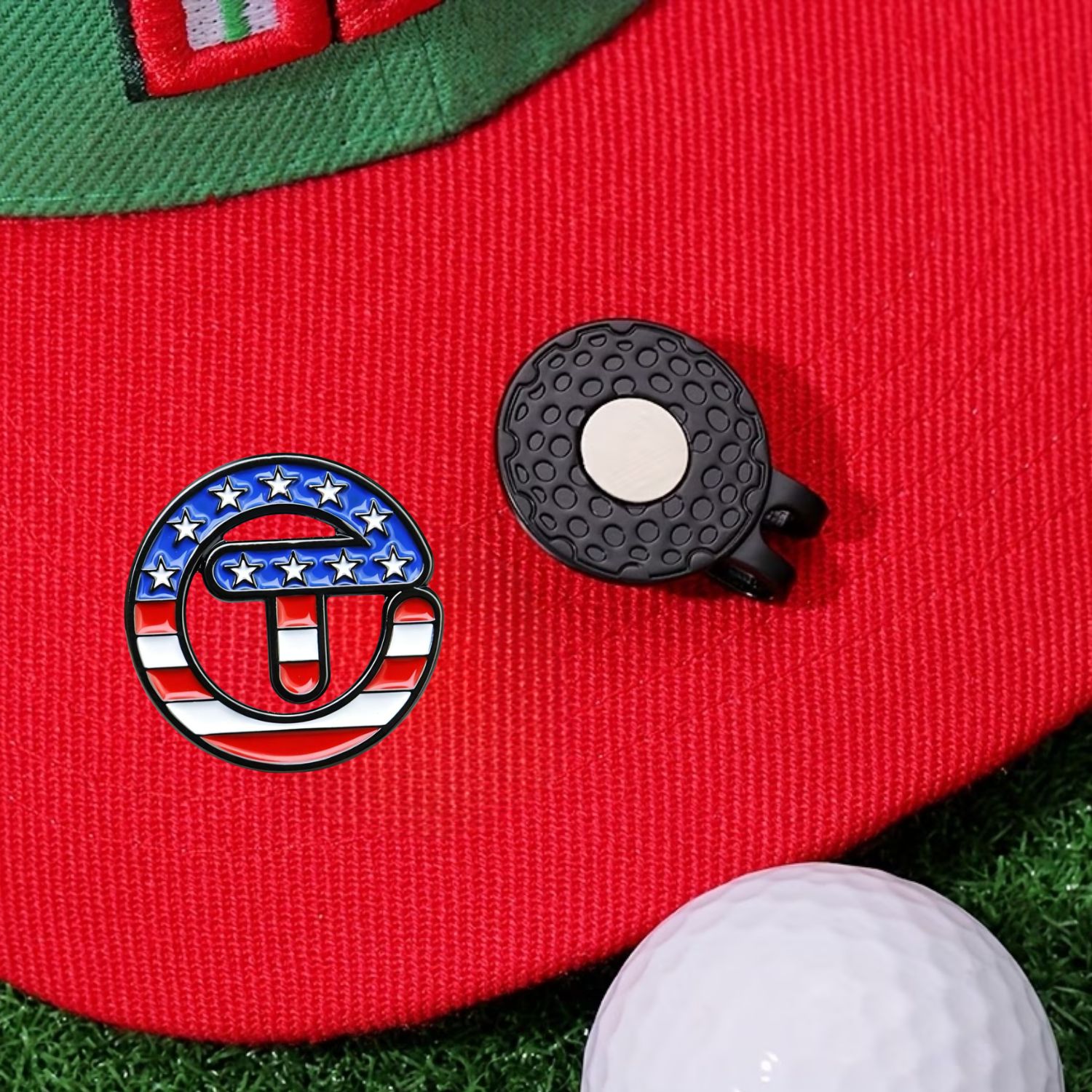 USA Themed Stars Stripes Golf  - Golf Ball Premium avaliação e preço