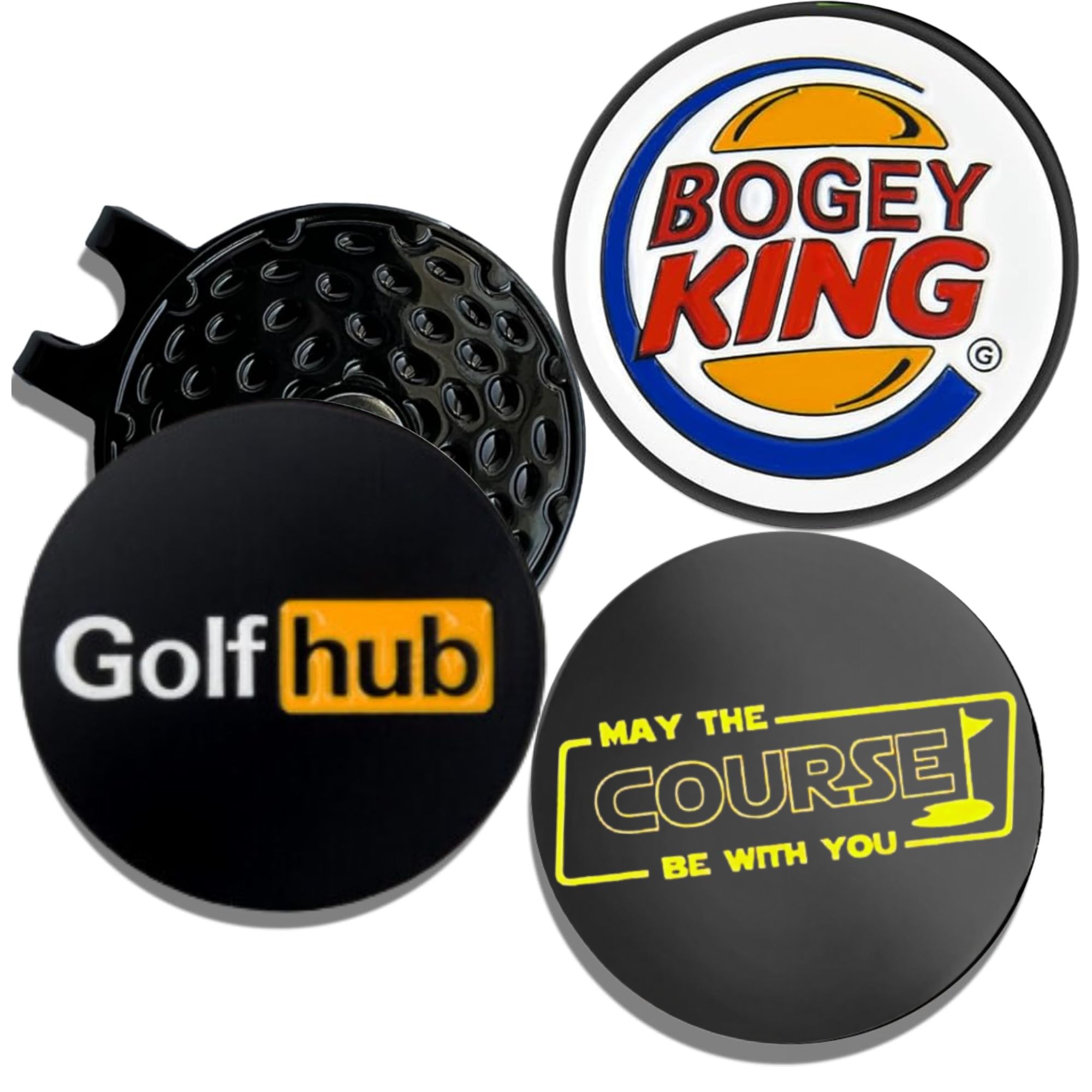 3 Pcs Funny Golf Ball Markers  - Golf Ball Premium avaliação e preço