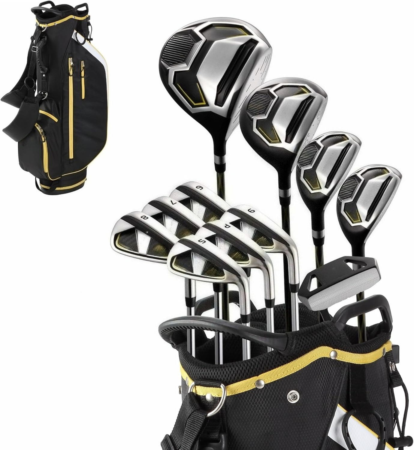 Men’s 17-Piece Golf Set – Driv - Golf Scorecard Holder avaliação e preço