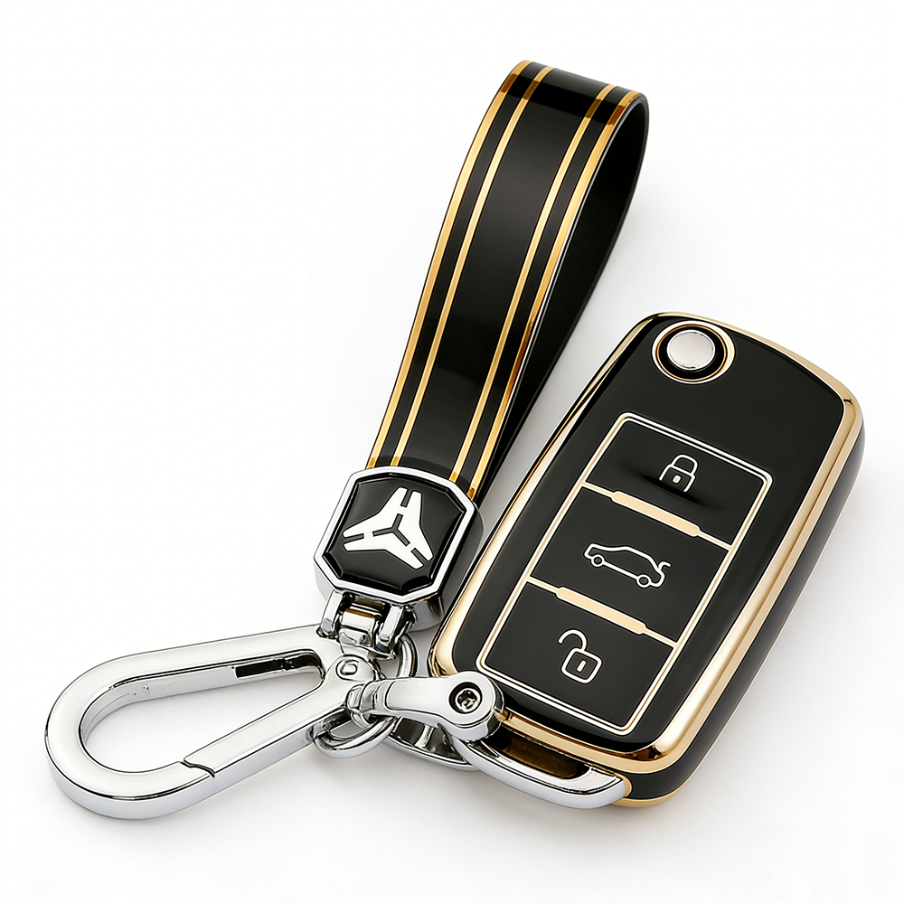 Tpu Car Key Case for VW Volksw - Golf Equipment Stores avaliação e preço