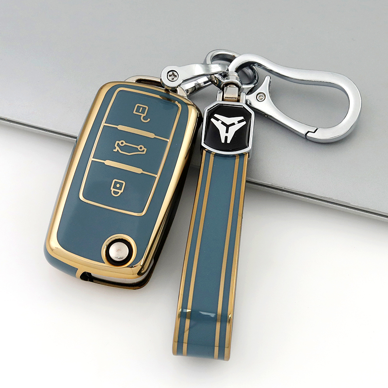 Tpu Car Key Case for VW Volksw - Golf Equipment Stores avaliação e preço