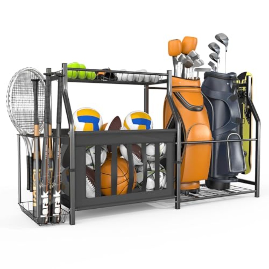 Garage Sports Equipment Organi - Golf Equipment Garage Organizer avaliação e preço