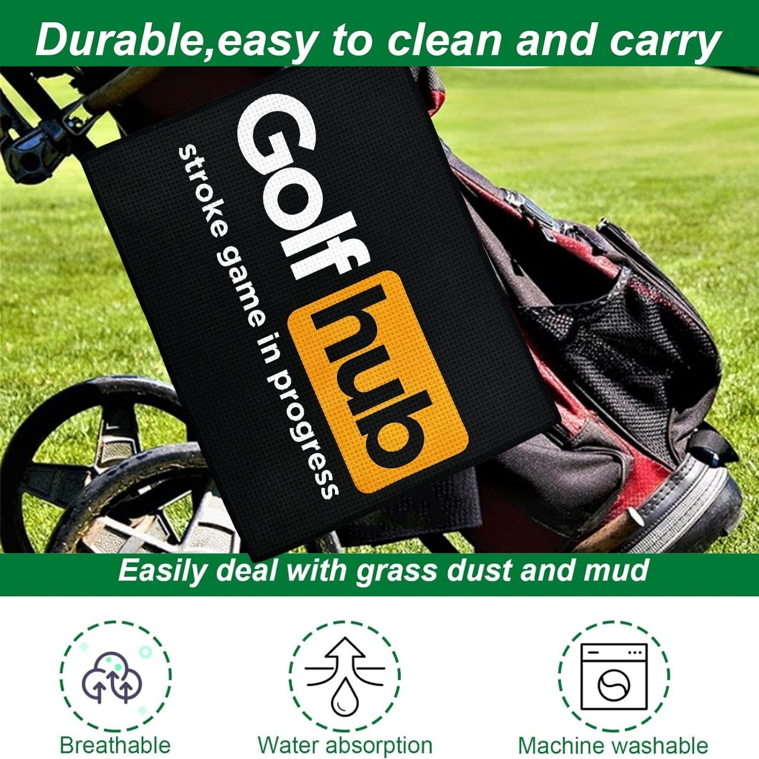 Funny Microfiber Premium Golf  - Golf Equipment Stores avaliação e preço