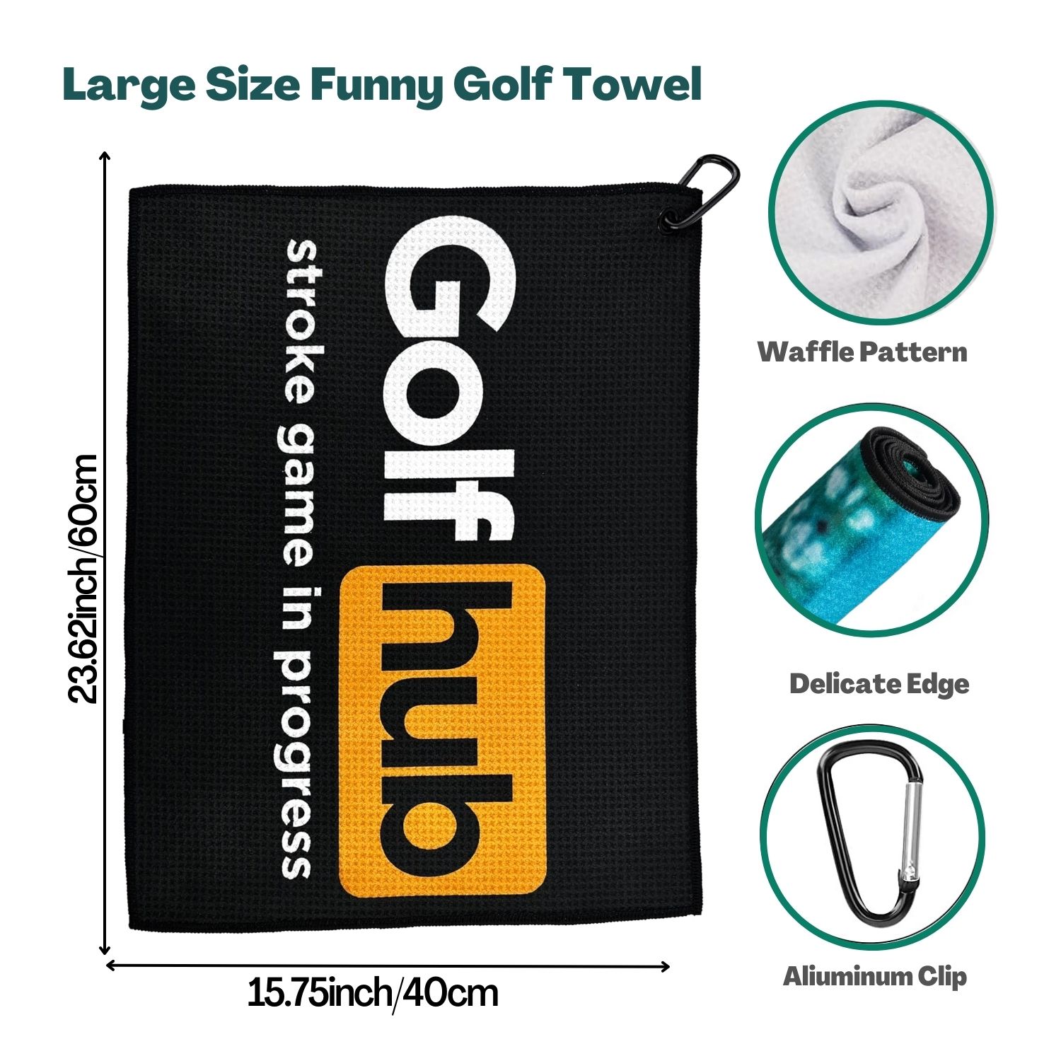 Funny Microfiber Premium Golf  - Golf Equipment Stores avaliação e preço