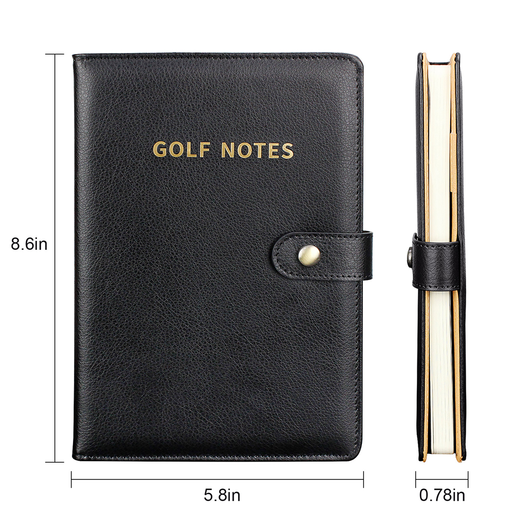 Black Leather Golf Scorecard H - Golf Scorecard Holder avaliação e preço