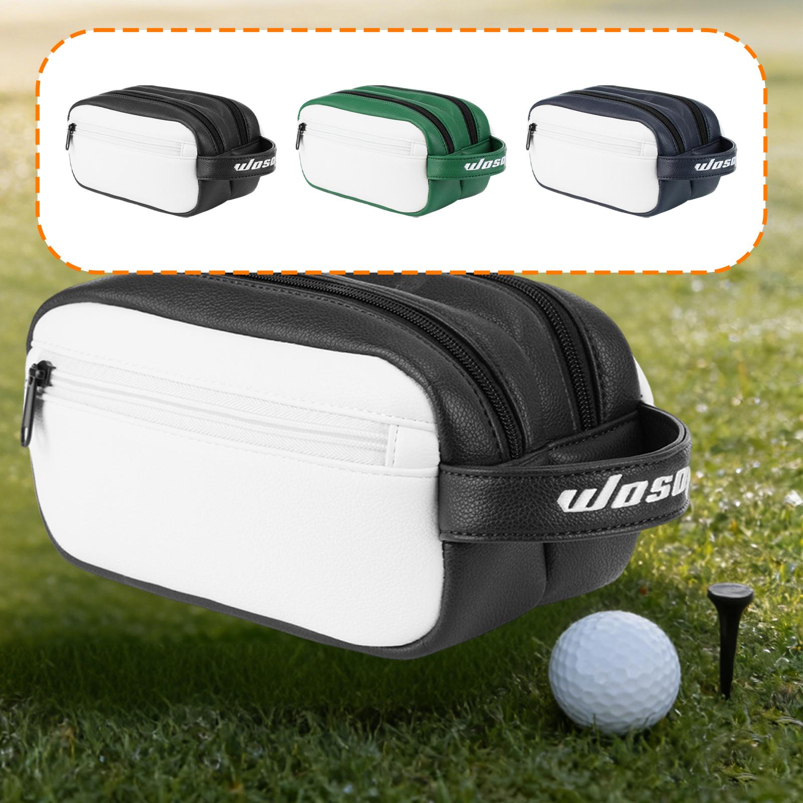 PU Golf Ball Pouch Large Capac - Golf Equipment Gifts avaliação e preço