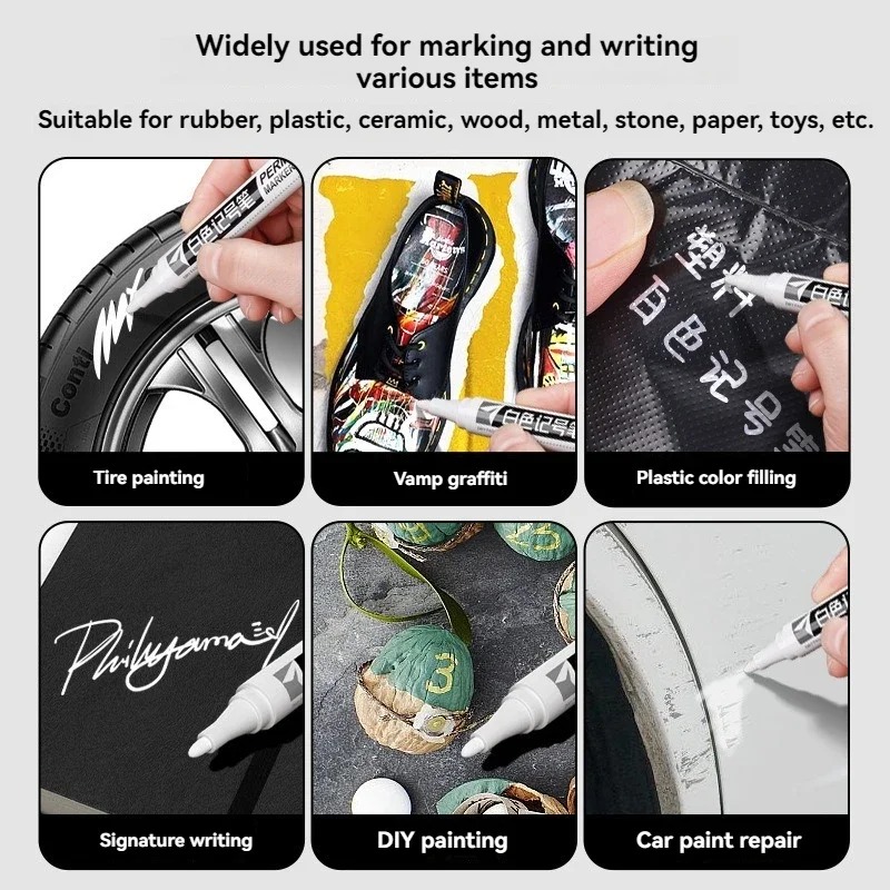 1/3/5pcs White Marker Paint Pe - Tee Height Marker avaliação e preço