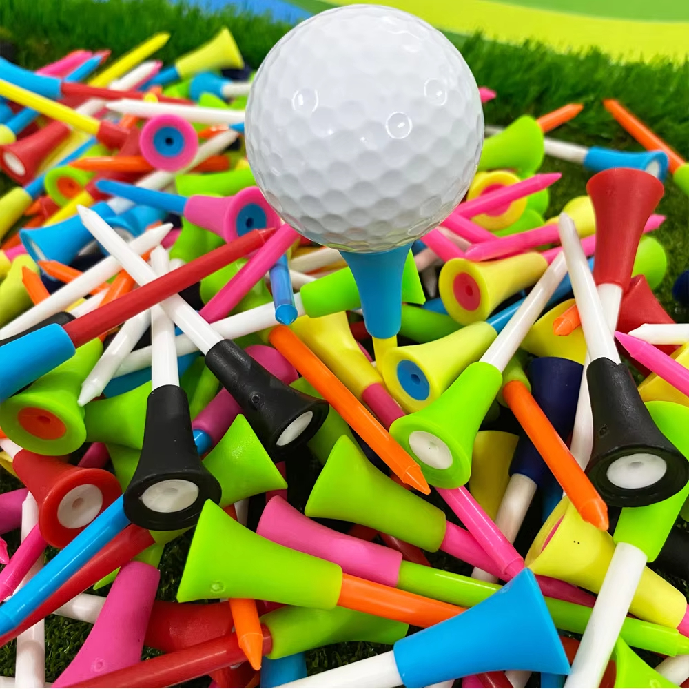 10Pcs Plastic Golf Tees Multi  - Golf Ball Premium avaliação e preço