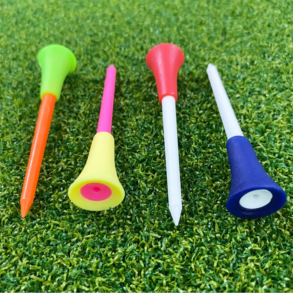 10Pcs Plastic Golf Tees Multi  - Golf Ball Premium avaliação e preço